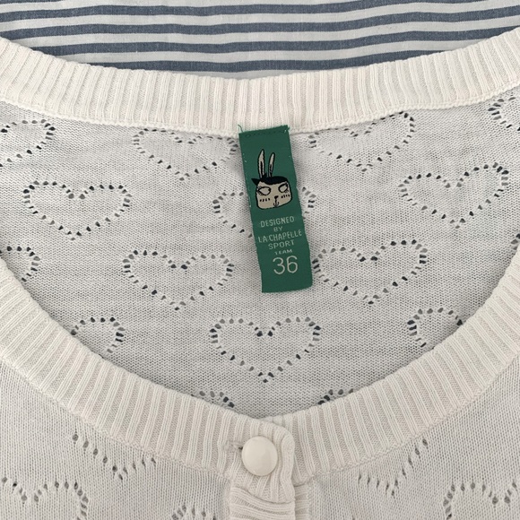 Sweet Heart white cardigan - Picture 3 of 4